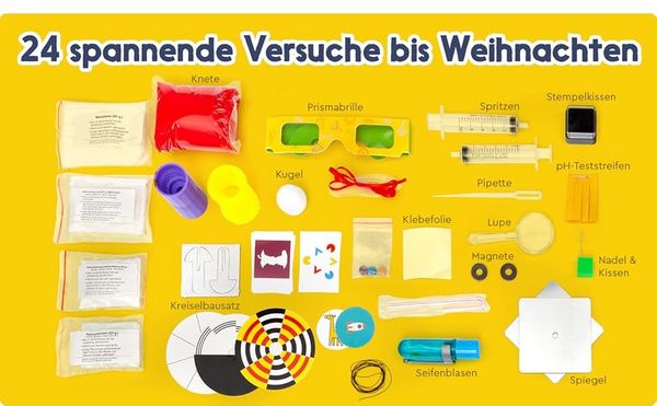 Produktbild: GEOlino Adventskalender Experimentierspa&szlig; f&uuml;r die Weihnachtszeit