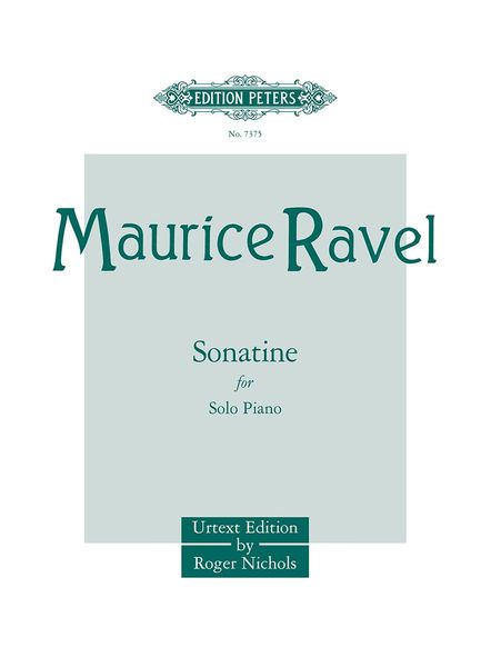 Produktbild: Ravel, M: Sonatine for Piano