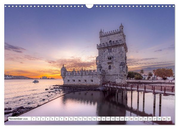 Produktbild: Eine Stadt voller Charme - Lissabon (Wandkalender 2026 DIN A3 quer), CALVENDO Monatskalender