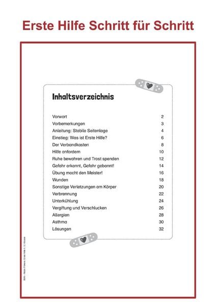 Produktbild: Erste Hilfe f&uuml;r kleine Helden