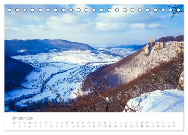 Produktbild: SCHW&Auml;BISCHE ALB W.Dieterich (Tischkalender 2026 DIN A5 quer), CALVENDO Monatskalender