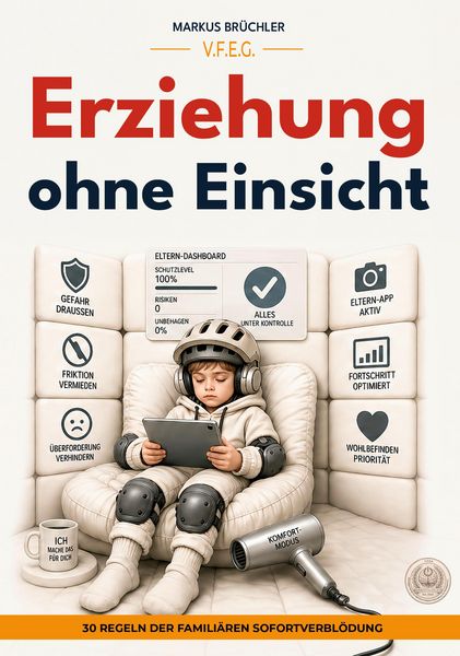 Produktbild: Erziehung ohne Einsicht - 30 Regeln der famili&auml;ren Sofortverbl&ouml;dung (Ein V.F.E.G. - Buch)