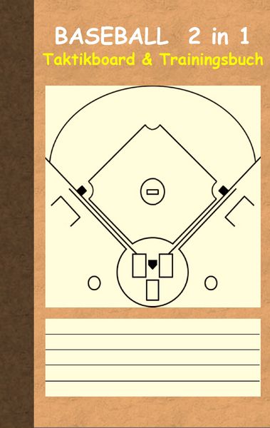 Produktbild: Baseball 2 in 1 Taktikboard und Trainingsbuch