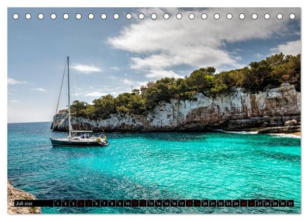 Produktbild: Mallorca - Ahoi (Tischkalender 2026 DIN A5 quer), CALVENDO Monatskalender