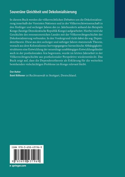 Produktbild: Souver&auml;ne Gleichheit und Dekolonialisierung