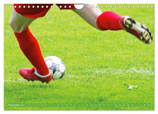 Produktbild: Ich liebe Fu&szlig;ball (Wandkalender 2027 DIN A4 quer), CALVENDO Monatskalender