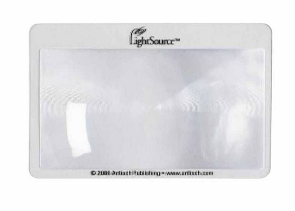 Produktbild: Lesekomfort Folienlupe - Kartenformat - Fresnellupe - 55 x 85 mm