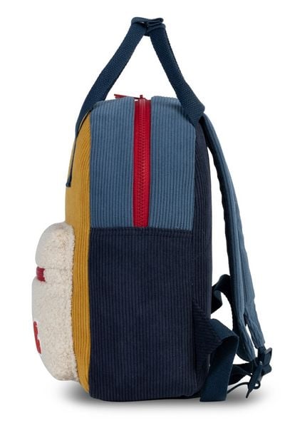 Produktbild: SIEBER Gl&uuml;hw&uuml;rmchen - Kinderrucksack, KIGA Kindergartenrucksack Elena, ocker/dunkelblau, 7 Liter