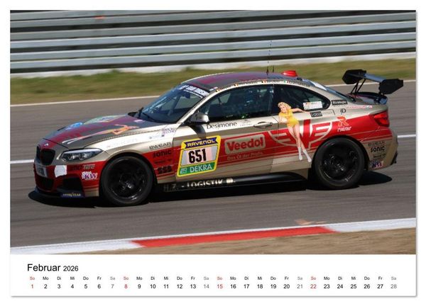 Produktbild: Bayerische Motoren Werke im Motorsport (Wandkalender 2026 DIN A2 quer), CALVENDO Monatskalender