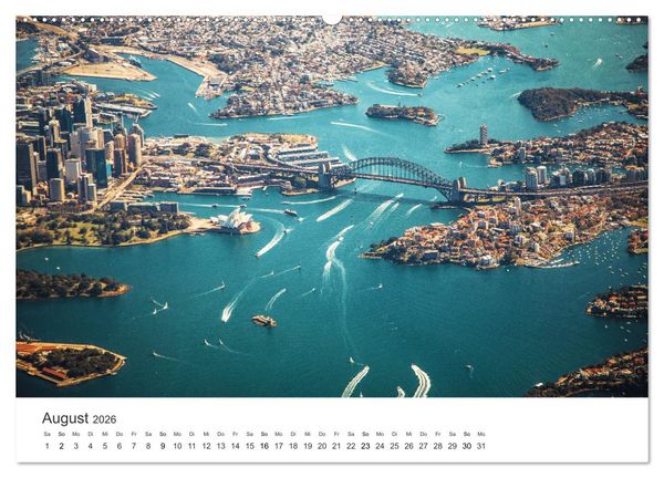 Produktbild: Faszination Australien - Impressionen vom Land Down Under (Wandkalender 2026 DIN A2 quer), CALVENDO Monatskalender