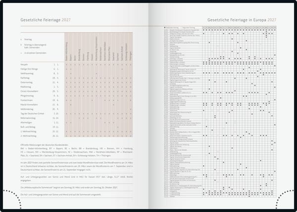 Produktbild: rido/id&eacute; 7021507017 Buchkalender Premium Young Line 2027 "Greeny" A5, Papier