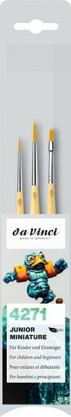 Da Vinci Pinselset JUNIOR Miniaturen, 3er Set