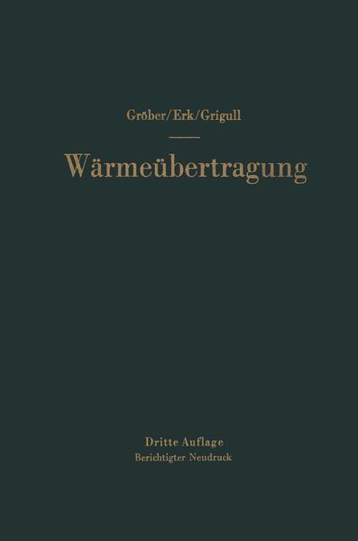 Produktbild: Die Grundgesetze der W&auml;rme&uuml;bertragung