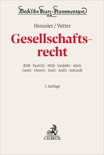 Produktbild: Gesellschaftsrecht
