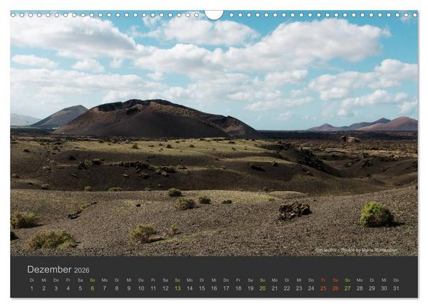Produktbild: Vulkaninsel &ndash; Lanzarote (Wandkalender 2026 DIN A3 quer), CALVENDO Monatskalender