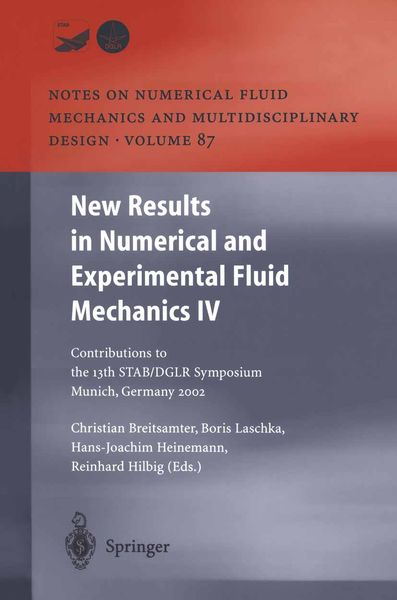 Produktbild: New Results in Numerical and Experimental Fluid Mechanics IV