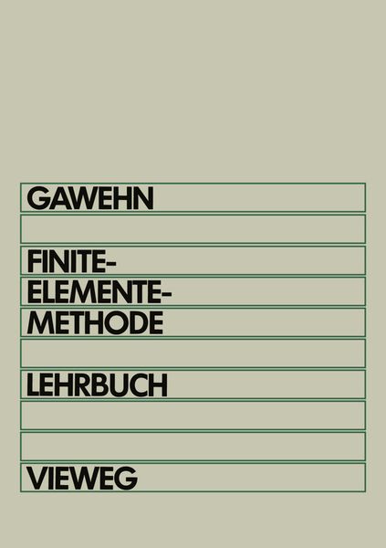 Produktbild: Finite-Elemente-Methode
