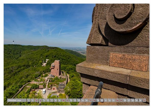 Produktbild: Das Kyffh&auml;user Denkmal (Tischkalender 2026 DIN A5 quer), CALVENDO Monatskalender