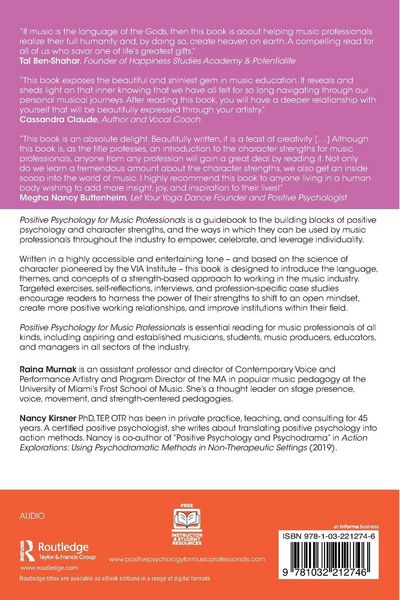 Produktbild: Positive Psychology for Music Professionals