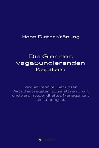 Produktbild: Die Gier des vagabundierenden Kapitals