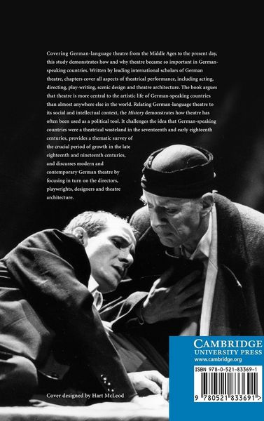 Produktbild: A History of German Theatre