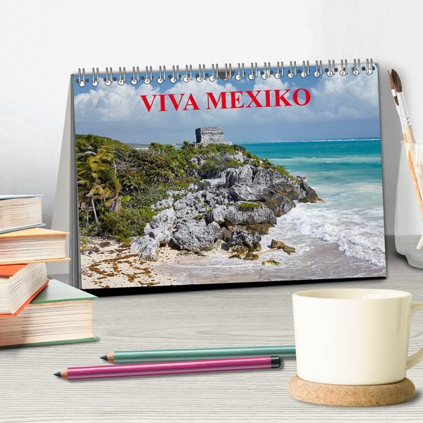 Produktbild: VIVA MEXIKO (Tischkalender 2026 DIN A5 quer), CALVENDO Monatskalender