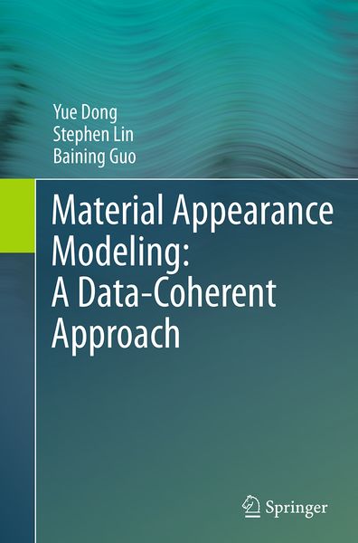 Produktbild: Material Appearance Modeling: A Data-Coherent Approach