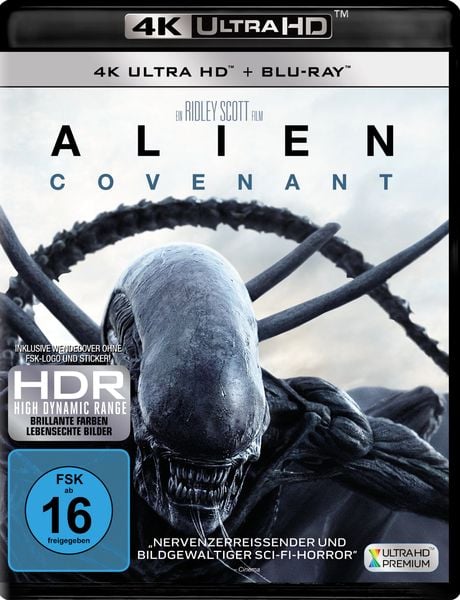 Produktbild: Alien: Covenant (4K Ultra HD) (+ Blu-ray)