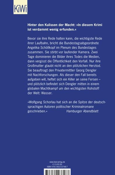 Produktbild: Fremde Wasser / Georg Dengler Band 3