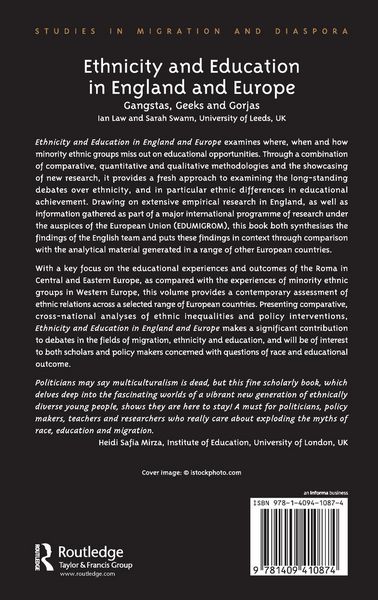 Produktbild: Ethnicity and Education in England and Europe