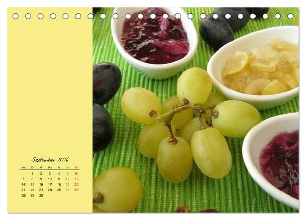 Produktbild: Ach, sind die s&uuml;&szlig;! Rezepte zu Konfit&uuml;ren, Fruchtaufstrichen und Gelees (Tischkalender 2026 DIN A5 quer), CALVENDO Monatskalender