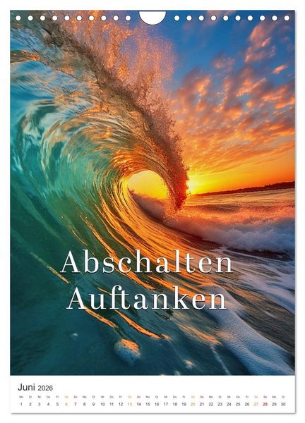 Produktbild: Meine Auszeit f&uuml;r die Seele (Wandkalender 2026 DIN A4 hoch), CALVENDO Monatskalender