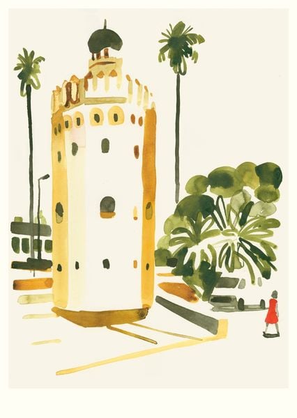 Produktbild: Torre del Oro, Seville (Postkarte, 20 Ex)