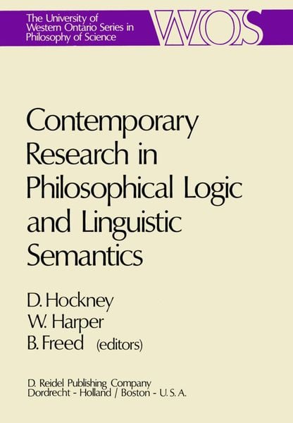 Produktbild: Contemporary Research in Philosophical Logic and Linguistic Semantics
