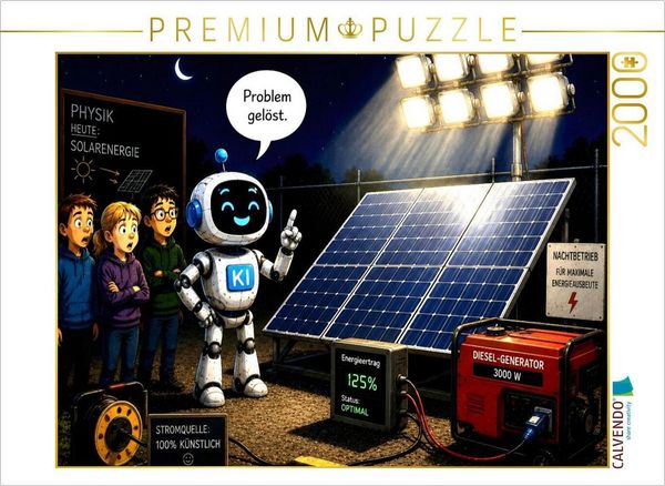 CALVENDO Puzzle Die Energielüge | 2000 Teile Lege-Größe 90 × 67 cm Foto-Puzzle für glückliche Stunden