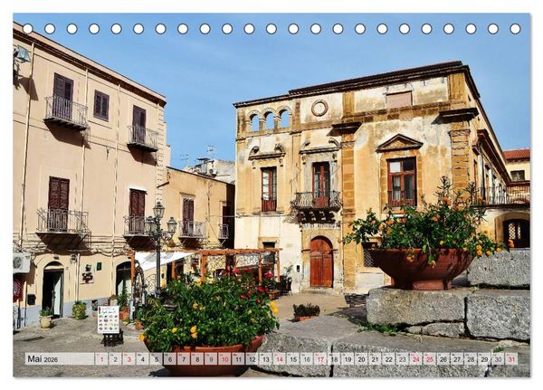 Produktbild: Sizilien - Insel zwischen zwei Kontinenten (Tischkalender 2026 DIN A5 quer), CALVENDO Monatskalender