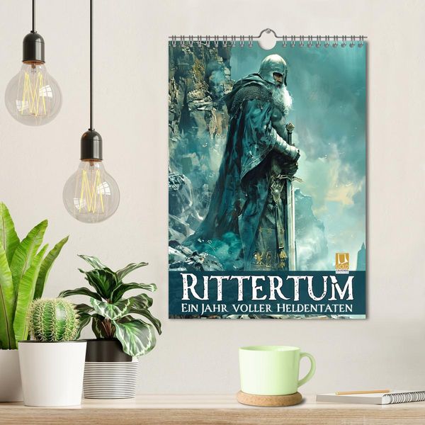 Produktbild: Rittertum - ein Jahr voller Heldentaten (Wandkalender 2026 DIN A4 hoch), CALVENDO Monatskalender