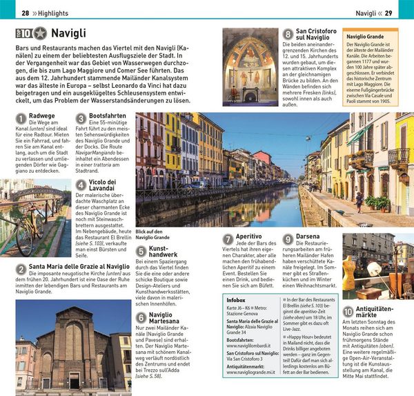 TOP10 Reiseführer Mailand & Oberitalienische Seen