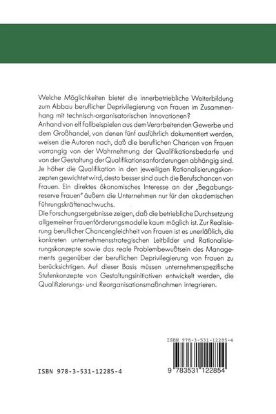 Produktbild: Innerbetriebliche Qualifizierung von Frauen