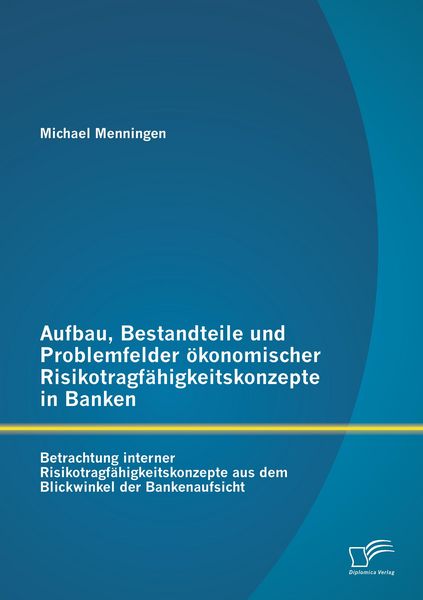Produktbild: Aufbau, Bestandteile und Problemfelder &ouml;konomischer Risikotragf&auml;higkeitskonzepte
