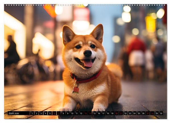 Produktbild: Shiba Inu - Stolz und Anmut (Wandkalender 2026 DIN A2 quer), CALVENDO Monatskalender