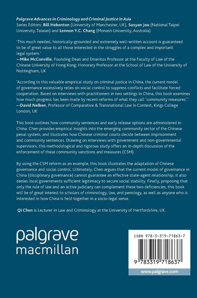 Produktbild: Governance, Social Control and Legal Reform in China