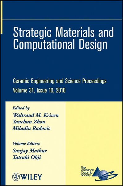 Produktbild: Strategic Materials and Computational Design, Volume 31, Issue 10