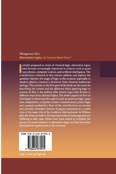 Produktbild: Alternative Logics. Do Sciences Need Them?