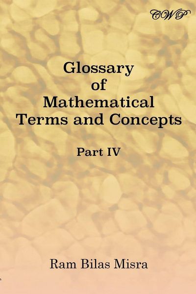 Produktbild: Glossary of Mathematical Terms and Concepts (Part IV)