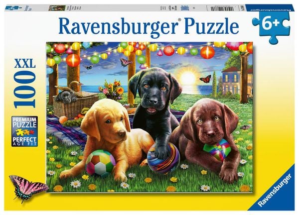 Puzzle Ravensburger Hunde Picknick 100 Teile XXL