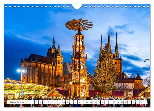 Produktbild: Deutsche Bundesl&auml;nder - Th&uuml;ringen (Wandkalender 2026 DIN A4 quer), CALVENDO Monatskalender
