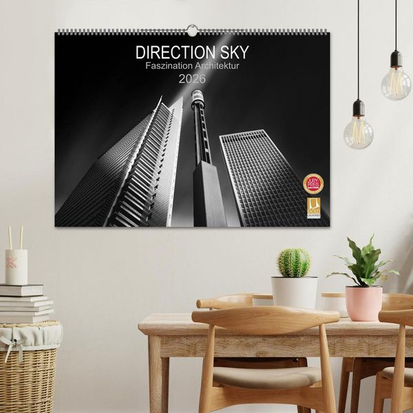 Produktbild: Direction Sky - Faszination Architektur 2026 (Wandkalender 2026 DIN A2 quer), CALVENDO Monatskalender