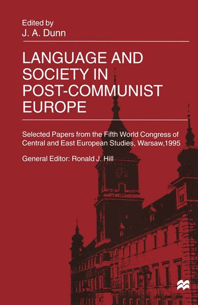 Produktbild: Language and Society in Post-Communist Europe
