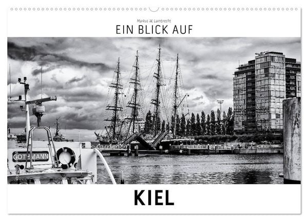 Produktbild: Ein Blick auf Kiel (Wandkalender 2026 DIN A2 quer), CALVENDO Monatskalender